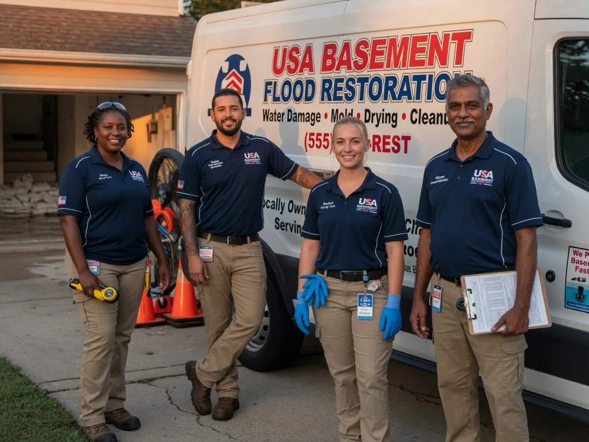 Basement Flood Cleanup company in Otis, LA